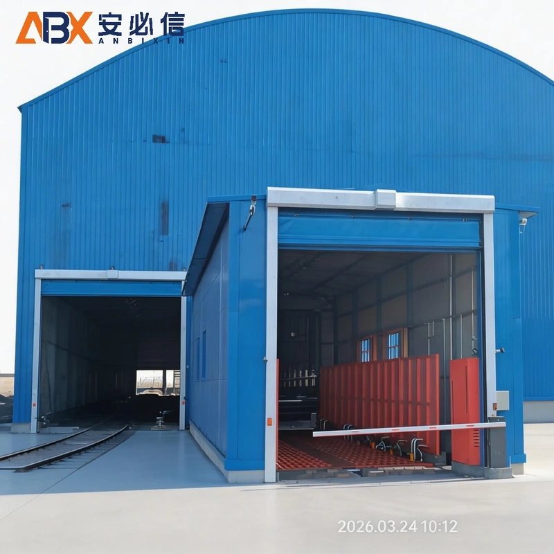 PVC 堆积门