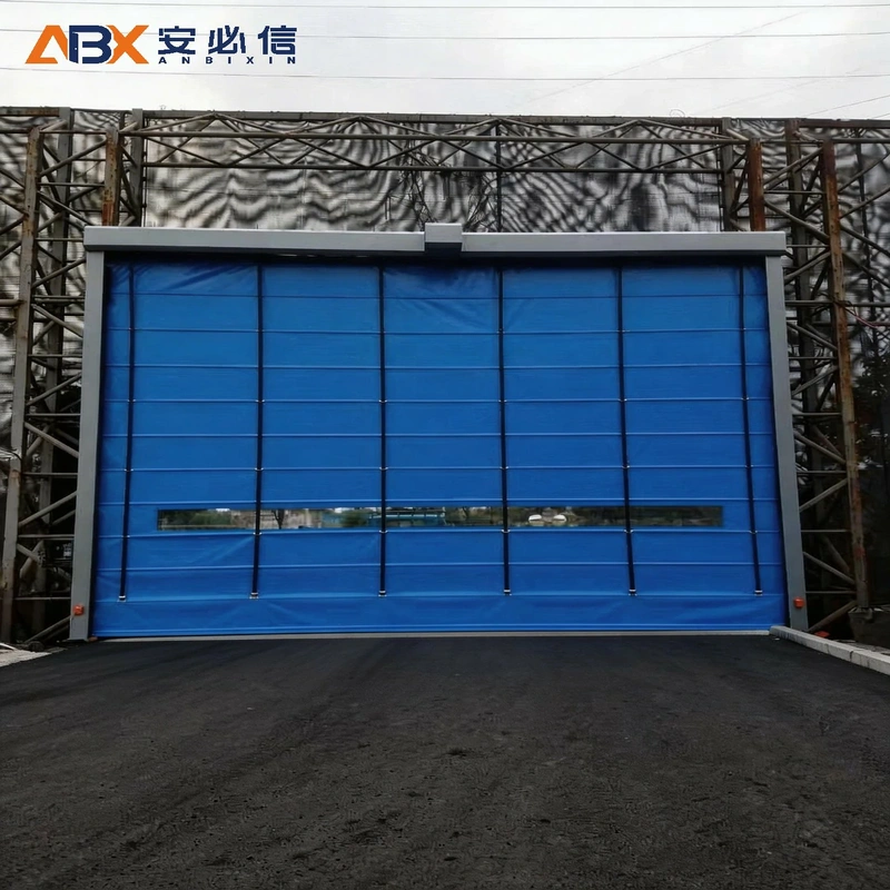 吐鲁番软帘堆积门项目案例｜安必信工业门厂家